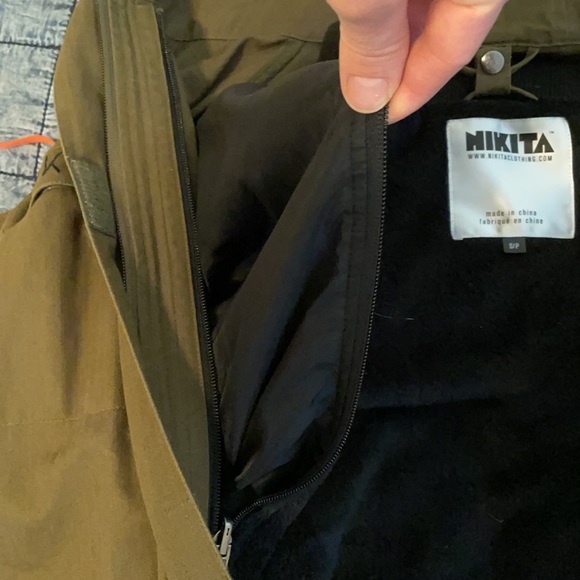 NIKITA olive green jacket size S/P - Picture 10 of 10